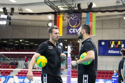 2016 CEV DenizBank Volleyball Champions League Damen, Pool A, 4th Leg  Allianz MTV Stuttgart gegen Lokomotiv/Lokomotive Baku (ASE)  , SCHARRena, Stuttgart Deutschland, 20151209