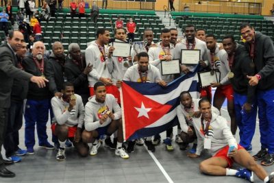 Cuba secured their qualification spot at Rio 2016 by winning the North American Olympic Qualification Tournament