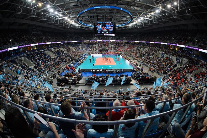 Volleyball, DVV-Pokal Finale, 1. VC Wiesbaden vs. Dresdner SC