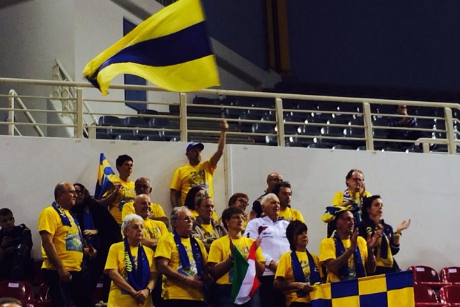 Οι φίλοι της Τρεντίνο στο PAOK Sports Arena