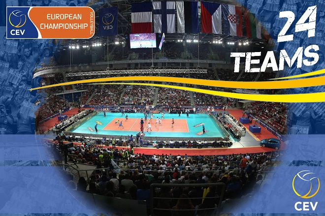 Με 24 ομάδες το Eurovolley 2019