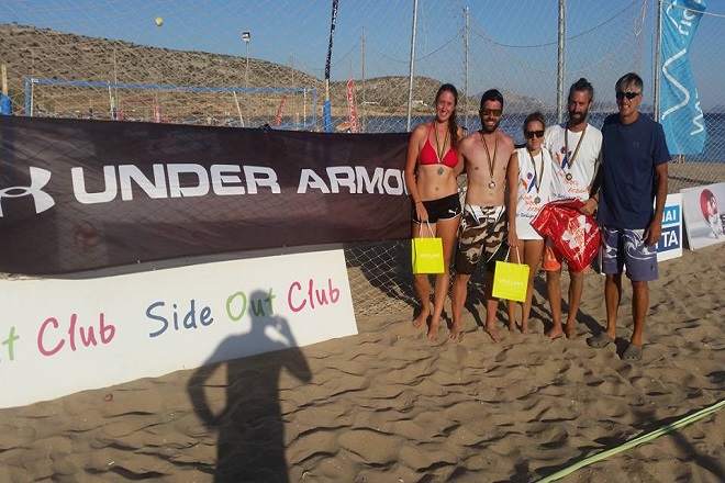 Οι νικητές beach race στο side out club