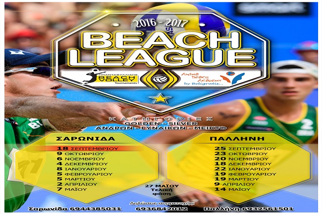 Αρχίζει ο μαραθώνιος του Beach League