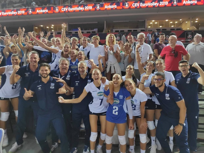 EurovolleyW: Τρέλα και αποθέωση (vid)