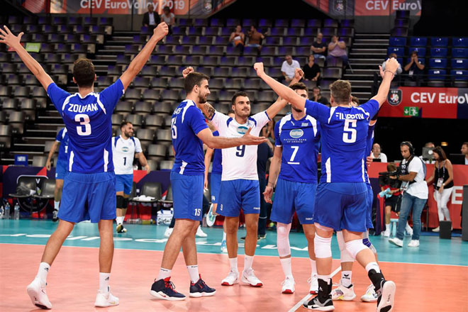 EurovolleyM2019 : Νίκη και φύγαμε για τους «16»