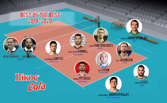 Best Team Volley League 2019-20: Δεσπόζει o Παναθηναϊκός, ξεχωρίζει ο Ράπτης