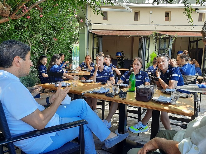 Γεύμα Αυγενάκη στην Εθνική γυναικών