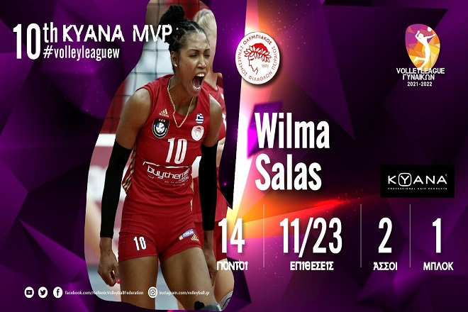 Κορυφαία και MVP η Σάλας