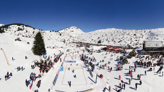 Ματαιώθηκε η διοργάνωση του Snow Volley στο Μαίναλο