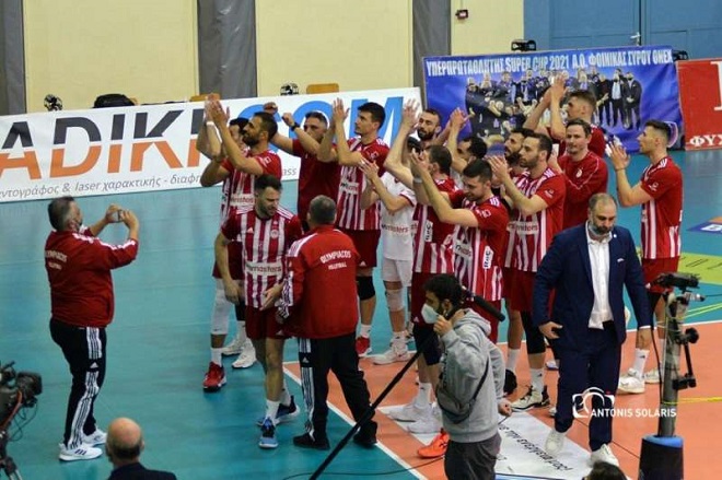 Ζωντανός στη διεκδίκηση του πρωταθλήματος ο Ολυμπιακός, 3-1 το Φοίνικα στη Σύρο