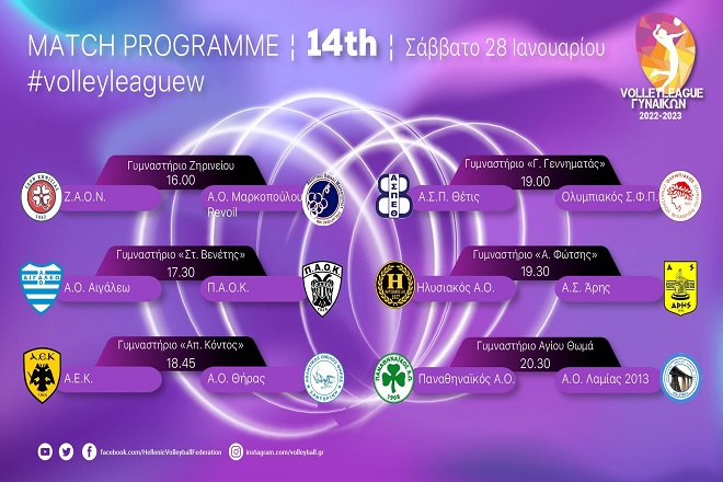Volleyleague γυναικών: Σάββατο με φουλ αγωνιστική δράση