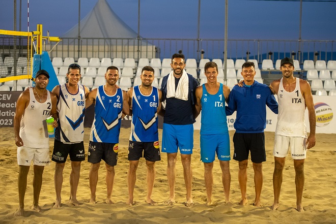 CEV Beach Volley Nations Cup: «Λύγισαν» κόντρα στην παγκόσμια Ιταλία οι διεθνείς μας