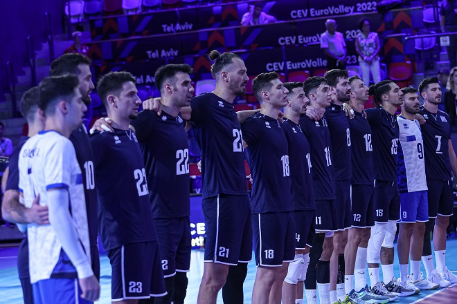 Η Εθνική ανδρών αποχαιρετά το Eurovolley κόντρα στους Ολυμπιονίκες της Γαλλίας