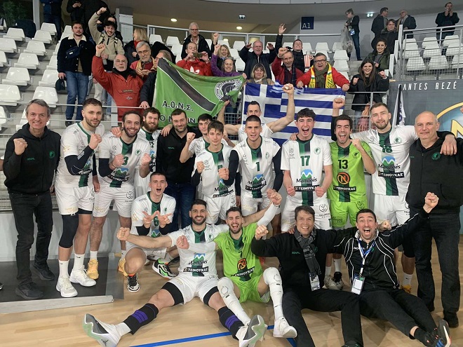 Έπος Μίλωνα και πρόκριση στους 4 του CEV Cup!