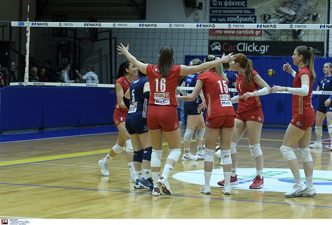 Εύκολα και με ροτέισον ο Ολυμπιακός, 3-0 τη Θέτιδα