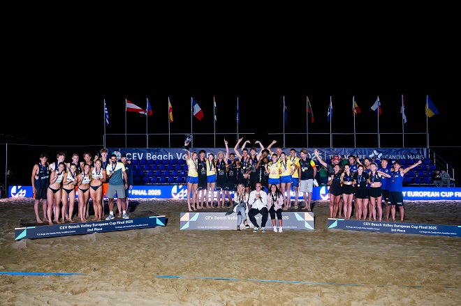 CEV Beach Volley European Cup: Re Beach Club και Sunrise Beach Sports Academy οι νέοι πρωταθλητές