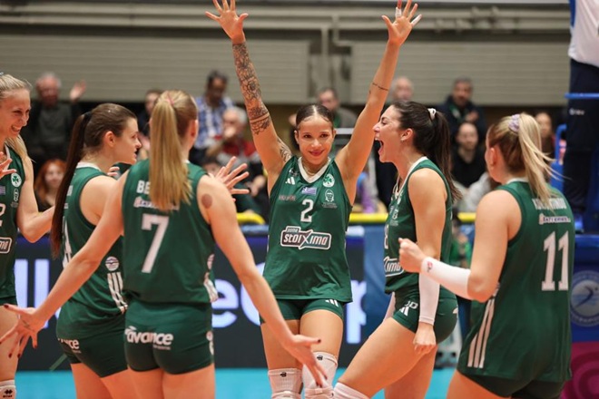 Εντυπωσιακός Παναθηναϊκός 3-1 τον Πανιώνιο και δυο σετ μακριά από τον ευρωπαϊκό τελικό