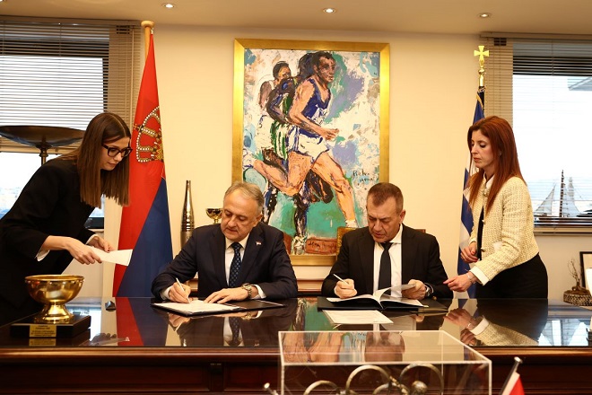 Θωρακίζεται η σχέση Ελλάδος και Σερβίας και στον αθλητισμό – Τετραετές μνημόνιο συνεργασίας μεταξύ των χωρών