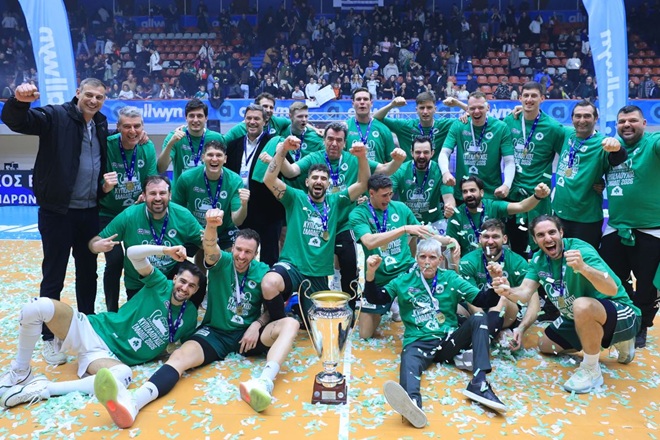 Άργησε, αλλά ήρθε η δικαίωση του Παναθηναϊκού με το 7ο Κύπελλο στη Λάρισα