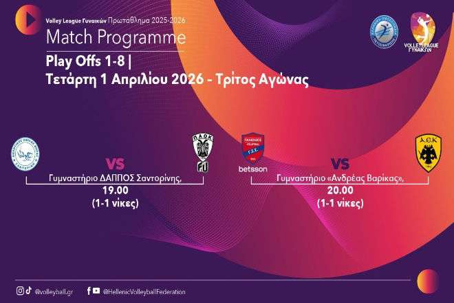 Ολοκληρώνεται το παζλ των προημιτελικών στη Volley League γυναικών