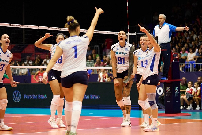 EuroVolley 2026 : Nίκη και βήμα πρόκρισης στο Μπρνο για Ελλάδα, 3-1 τη Βουλγαρία