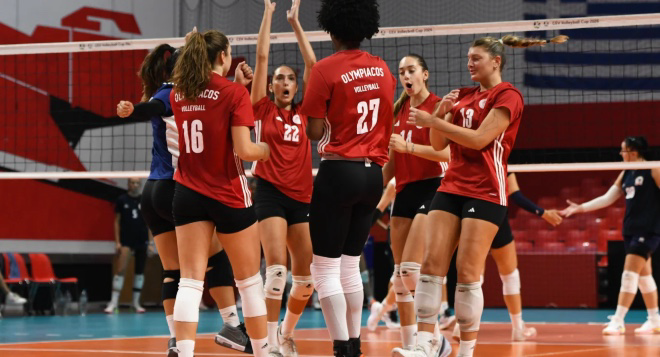 2×2 για τον καταιγιστικό Ολυμπιακό στο Βαλκανικό, 3-0 την Ντρίτα