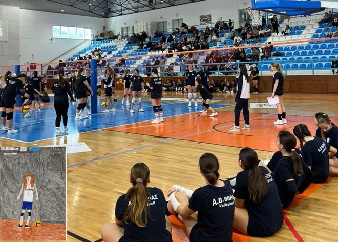 Ο Α.Ο. Θήρας ενώνει μέσα από μια ζωγραφιά το αθλητικό παρόν της Σαντορίνης με την πολιτιστική  κληρονομιά και το μέλλον της
